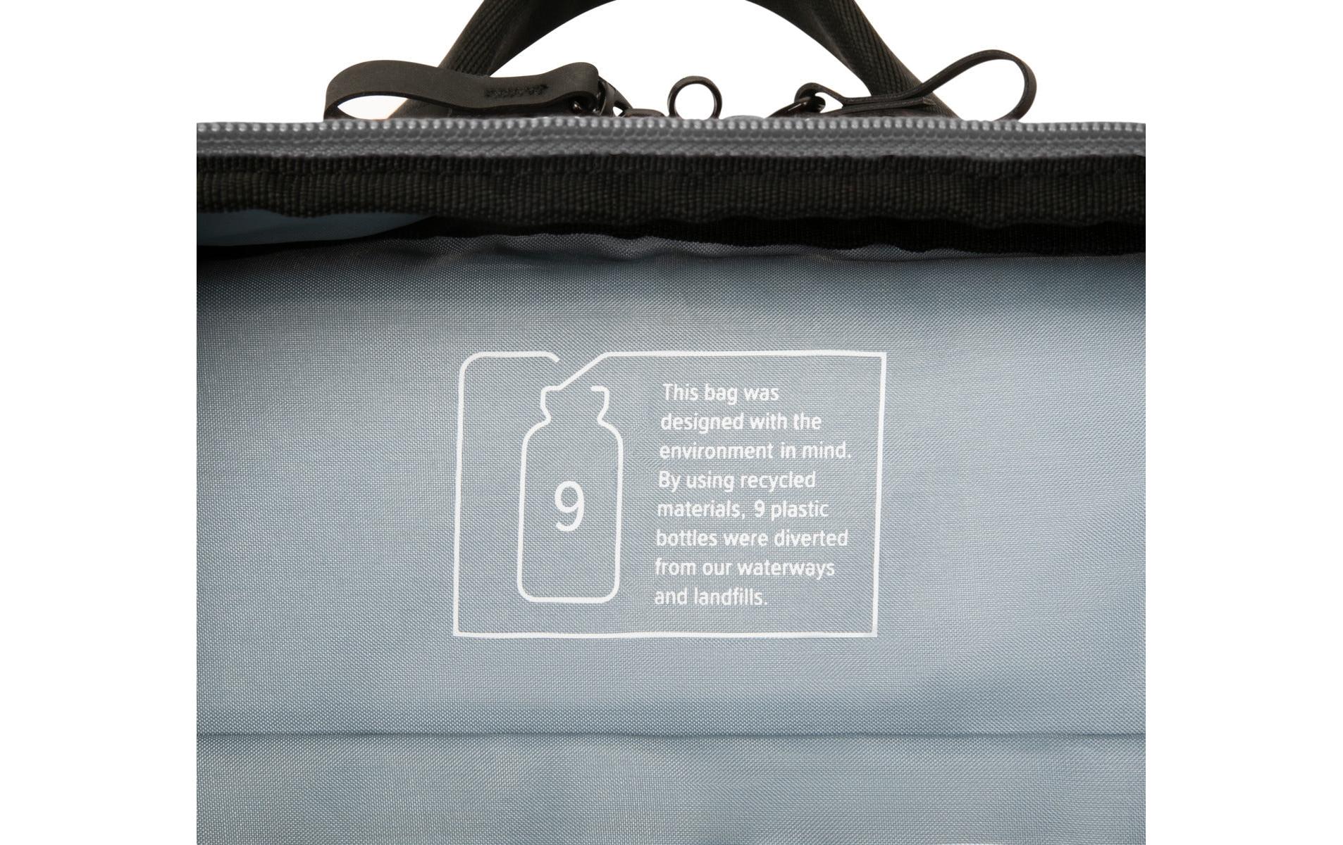 Targus Notebook-Rucksack Sagano – für 15,6", mit Regenabdeckung, rPET-Polyester – Grau, 190 × 530 × 330 mm