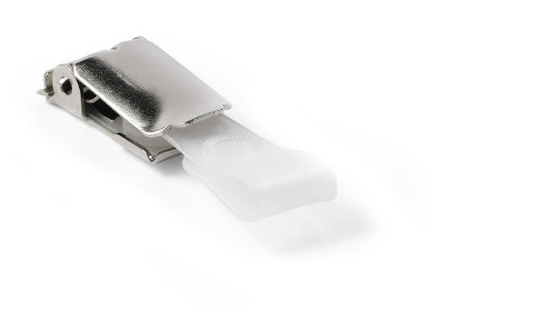 Durable Clips für Ausweishalter, Metall, Silber