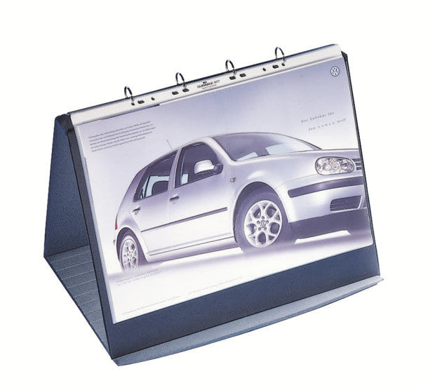 Durable Durastar Tisch-Flipchart A3 quer – 4-Ring, inkl. 10 Taschen