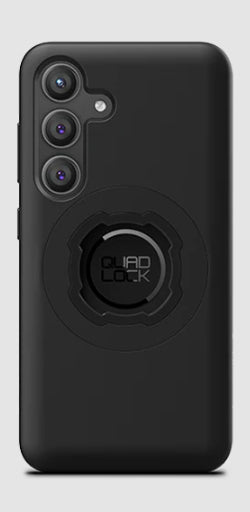 Quad Lock Backcover – für Samsung Galaxy S24, MagSafe, PC+TPU, Schwarz