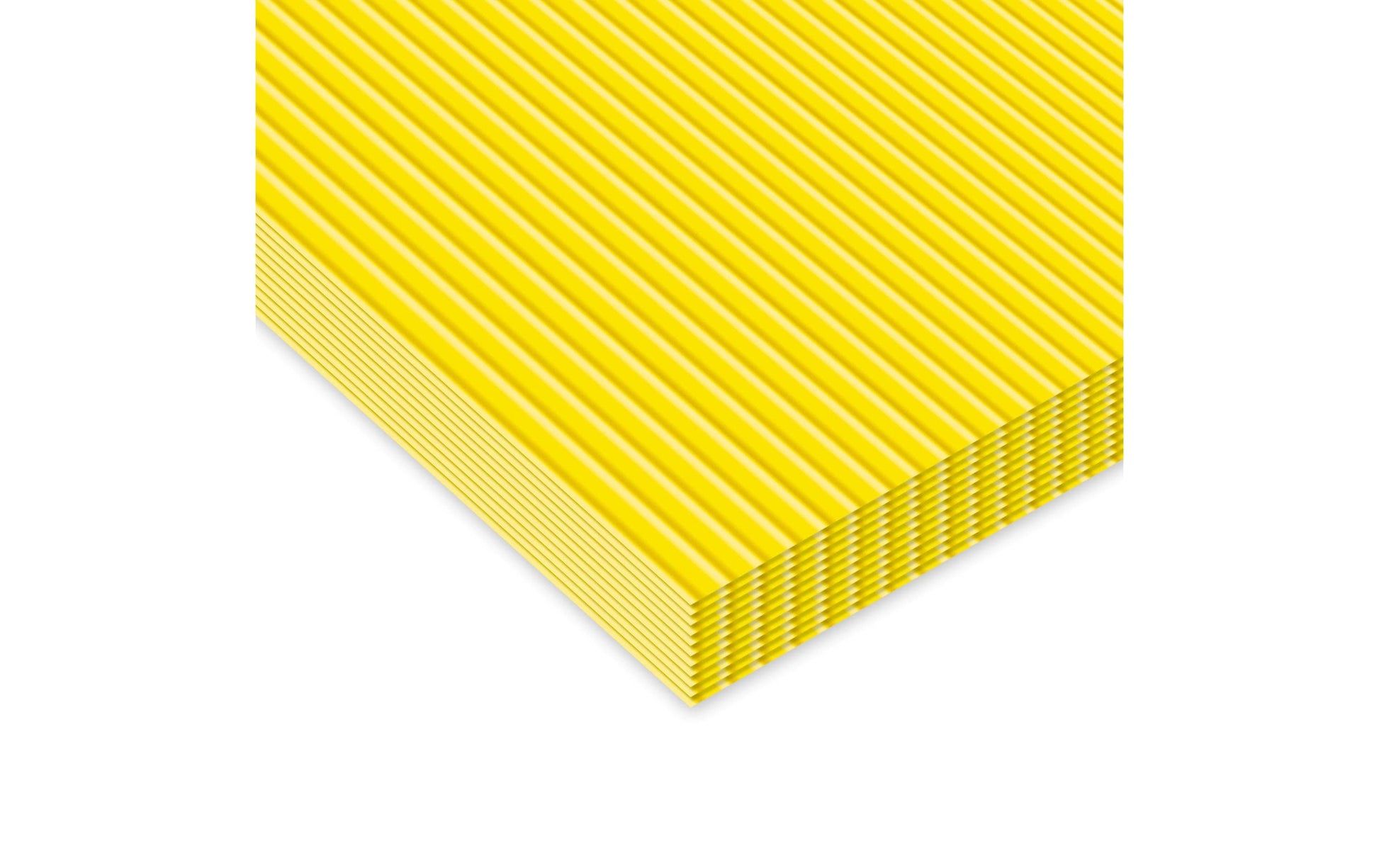 URSUS Wellkarton – 50 × 70 cm, zitronengelb, 260 g/m² – 10 Blatt