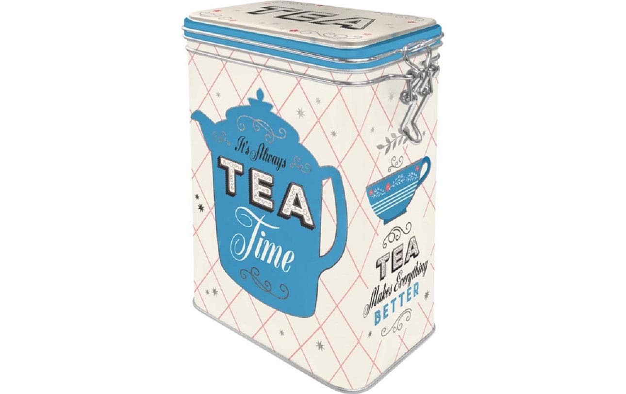 Nostalgic Art Vorratsdose 1,3 l, 11 × 8 × 18 cm, Metall, Blau