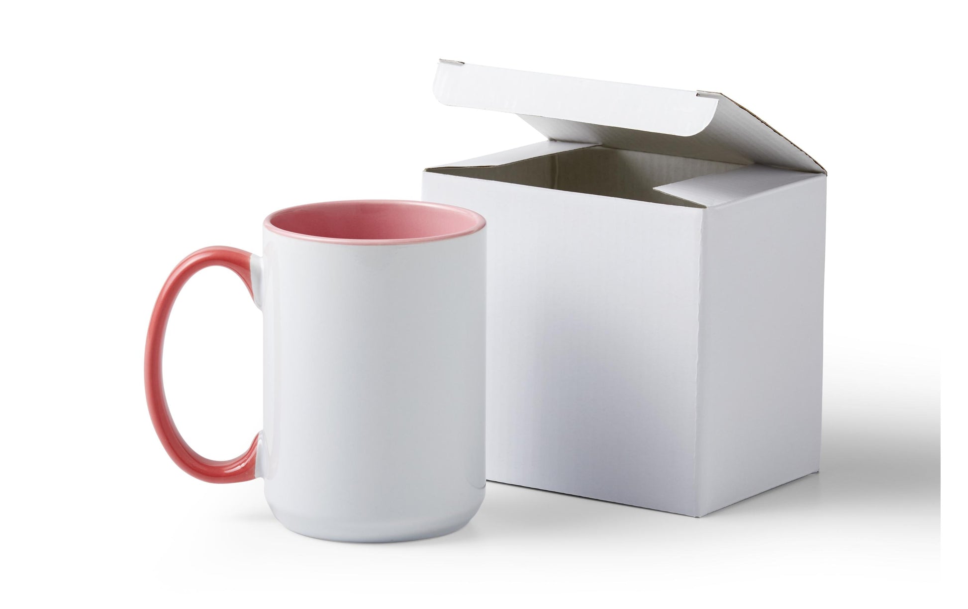 Cricut Tasse – 425 ml, Porzellan, Weiss/Rot, spülmaschinenfest, mikrowellengeeignet
