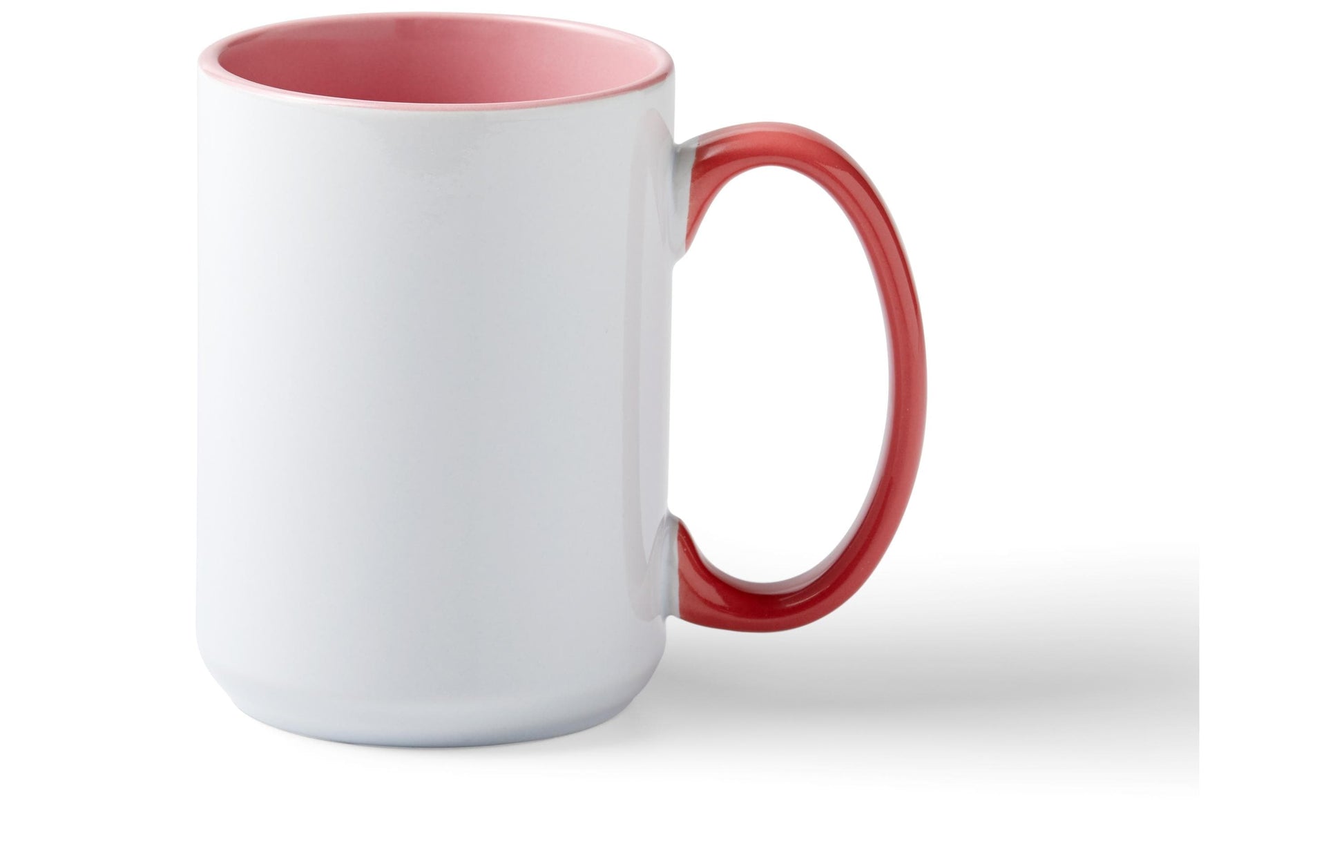 Cricut Tasse – 425 ml, Porzellan, Weiss/Rot, spülmaschinenfest, mikrowellengeeignet
