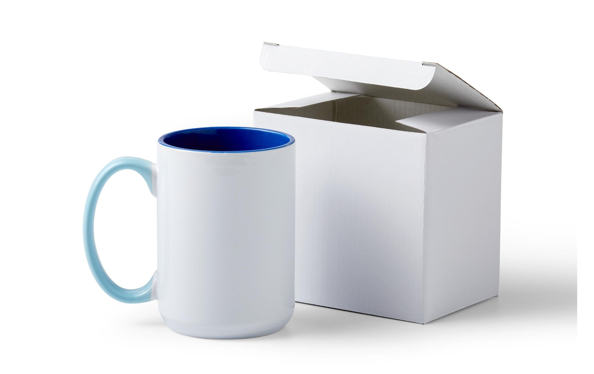 Cricut Tasse Infusible Ink – 425 ml, Porzellan, Blau/Weiss, spülmaschinenfest, mikrowellengeeignet