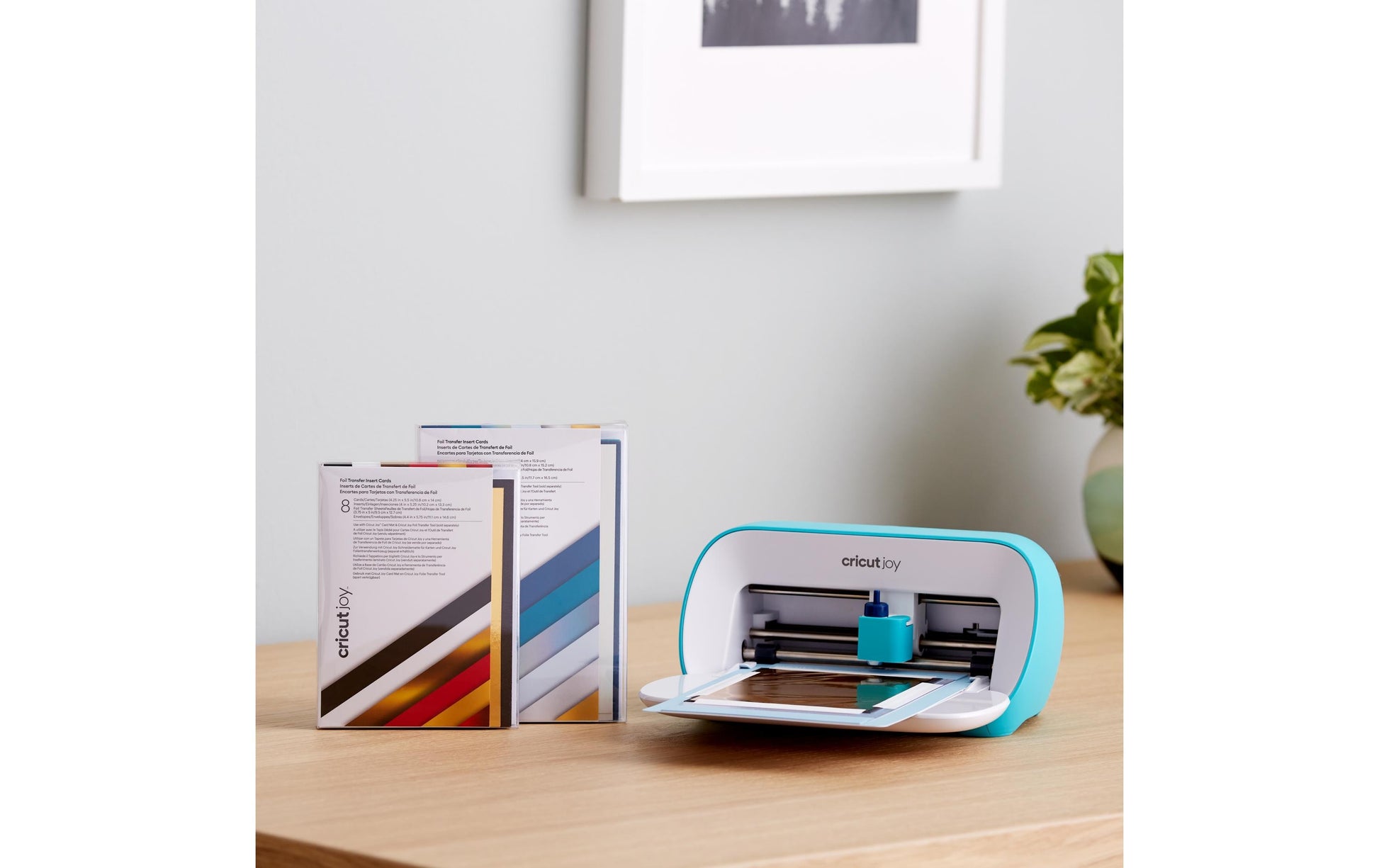 Cricut Folientransfer-Kartenset – 8 Doppelkarten, 8 Folientransferblätter – 108 × 140 mm – für Cricut Joy