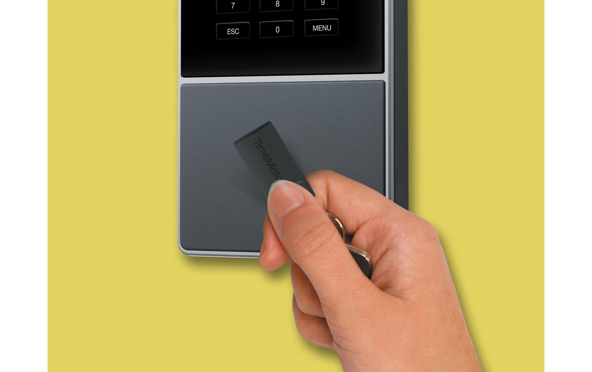 Safescan TM-616 Zutrittsterminal – 2,8" Display, RFID, Tastenfeld, verkabelt & kabellos, Netz, Wand