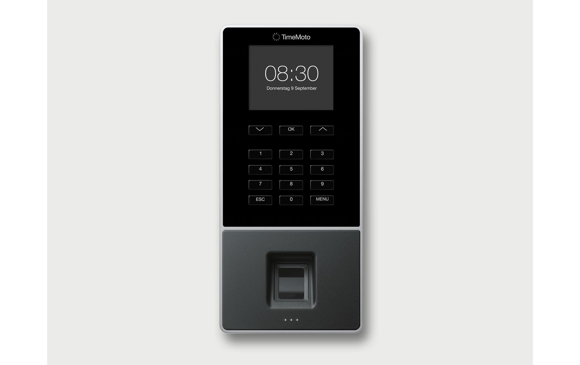 Safescan TM-626 Zutrittsterminal – 2,8" Display, Fingerabdruck, RFID, Code, verkabelt & kabellos, Schwarz