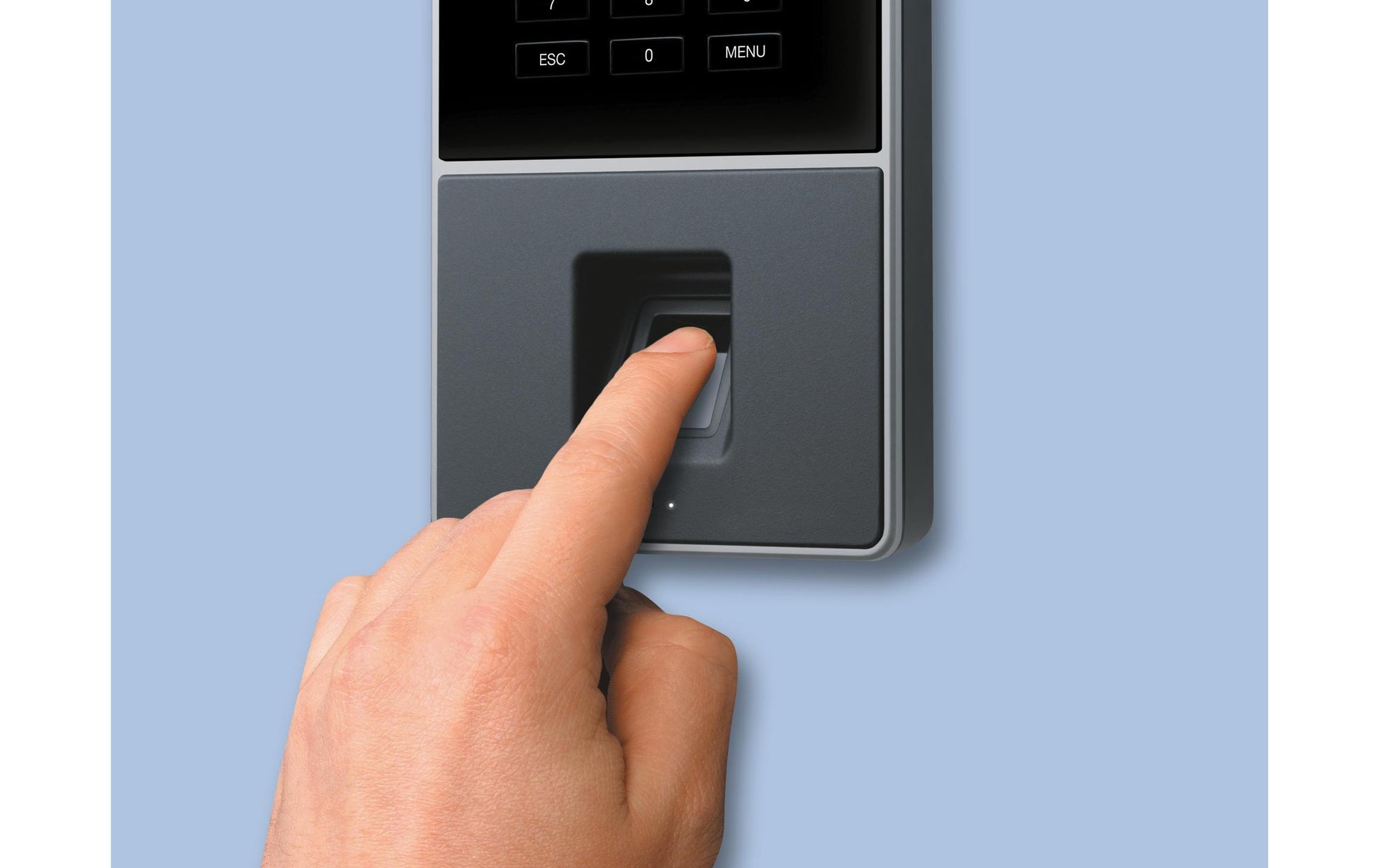 Safescan TM-626 Zutrittsterminal – 2,8" Display, Fingerabdruck, RFID, Code, verkabelt & kabellos, Schwarz