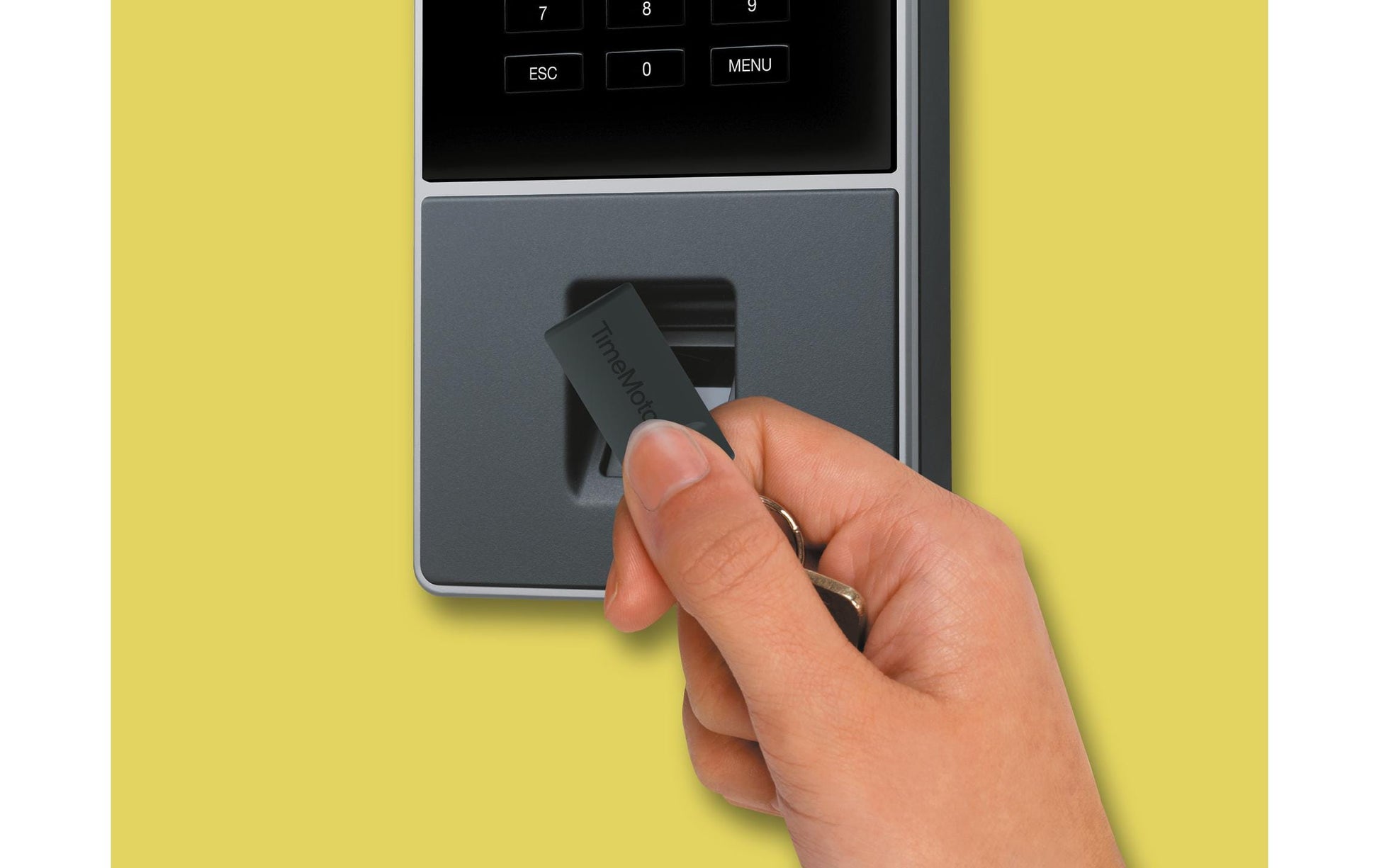 Safescan TM-626 Zutrittsterminal – 2,8" Display, Fingerabdruck, RFID, Code, verkabelt & kabellos, Schwarz