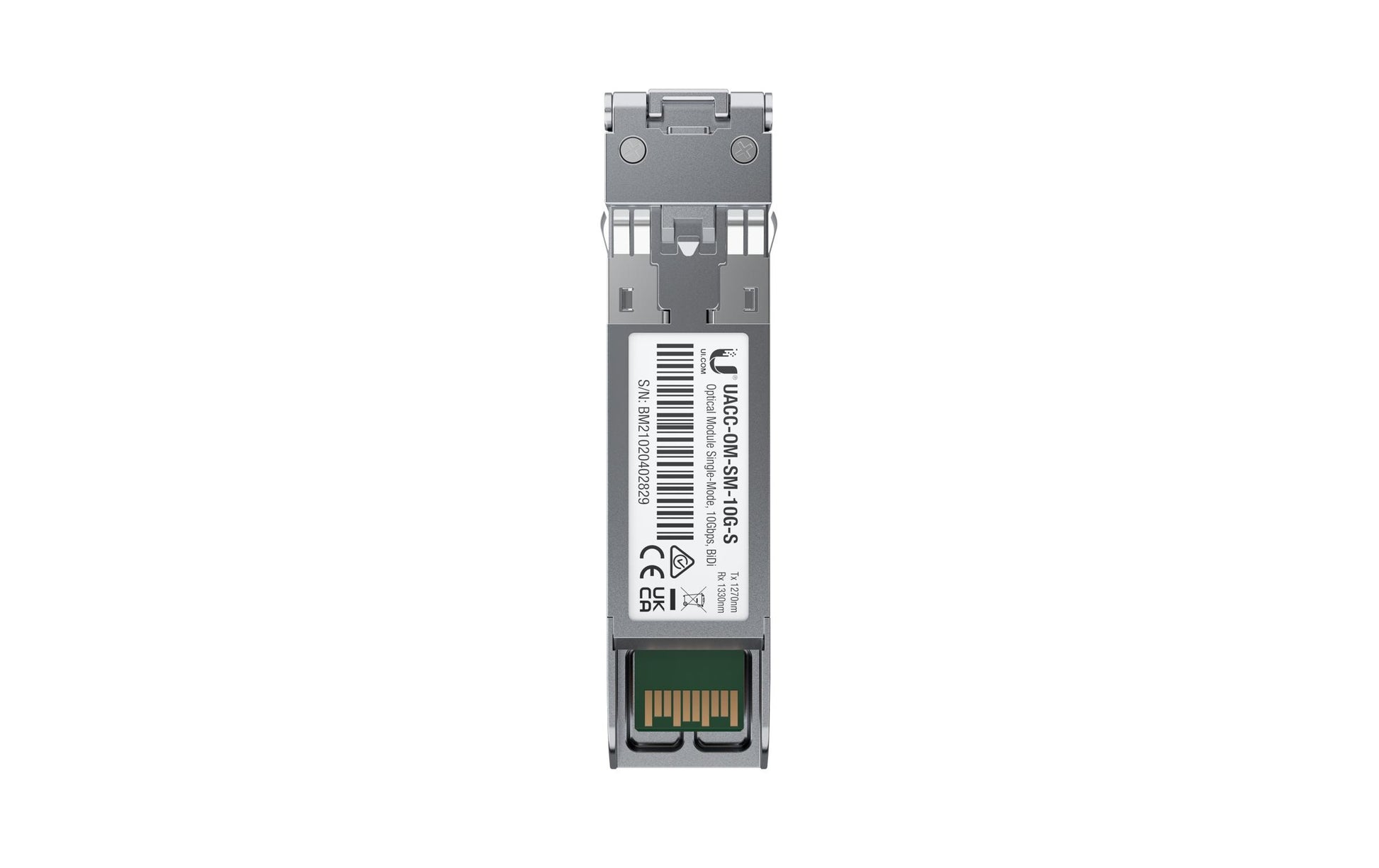 Ubiquiti UACC-OM-SM-10G-S-2 – SFP Transceiver – 10 Gbit/s, Single-Mode, LC, 10000 m, 1270–1330 nm, 2er-Pack