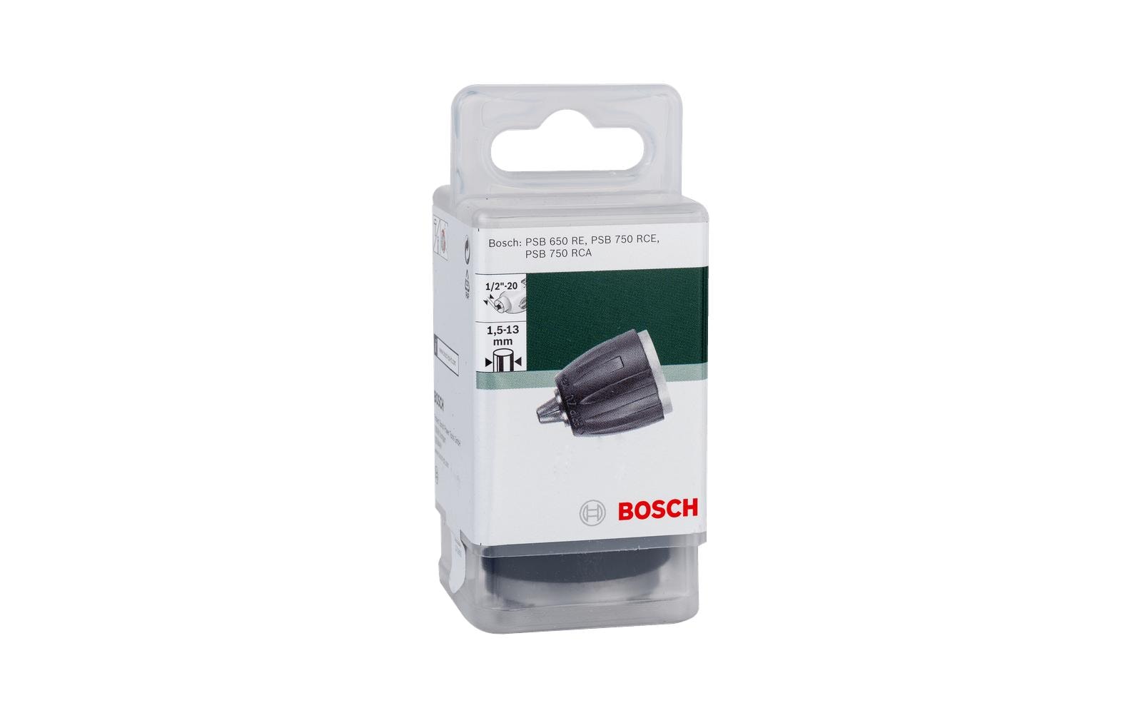 Bosch Schnellspannbohrfutter (Bohrfutteradapter) 1,5–13 mm – 1 Stk – für PSB 650 RE, PSB 750 RCE, PSB 750 RCA