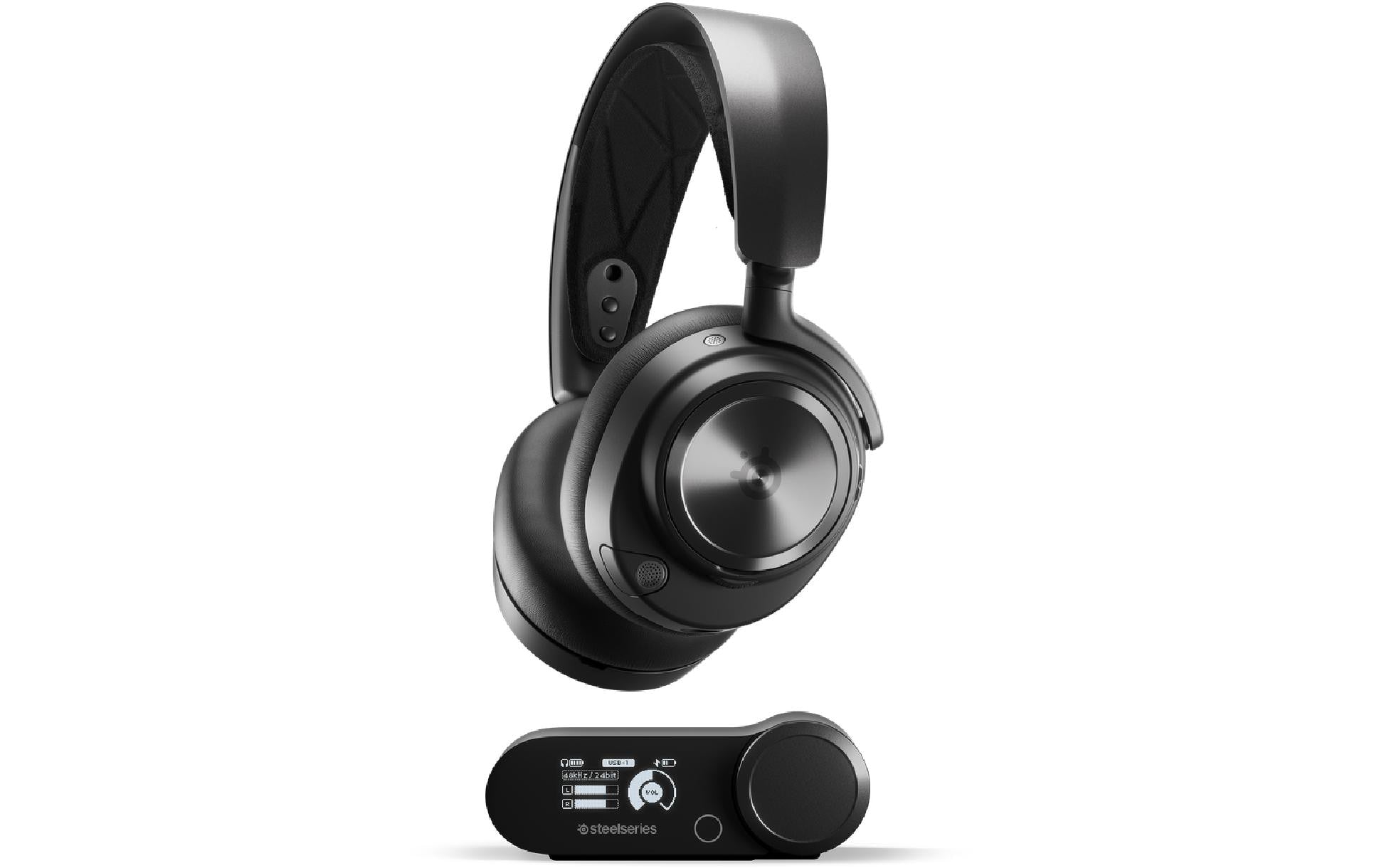 SteelSeries Arctis Nova Pro – Over-Ear Gaming-Headset – USB-A, Surround-Sound – Schwarz – bis 44 h