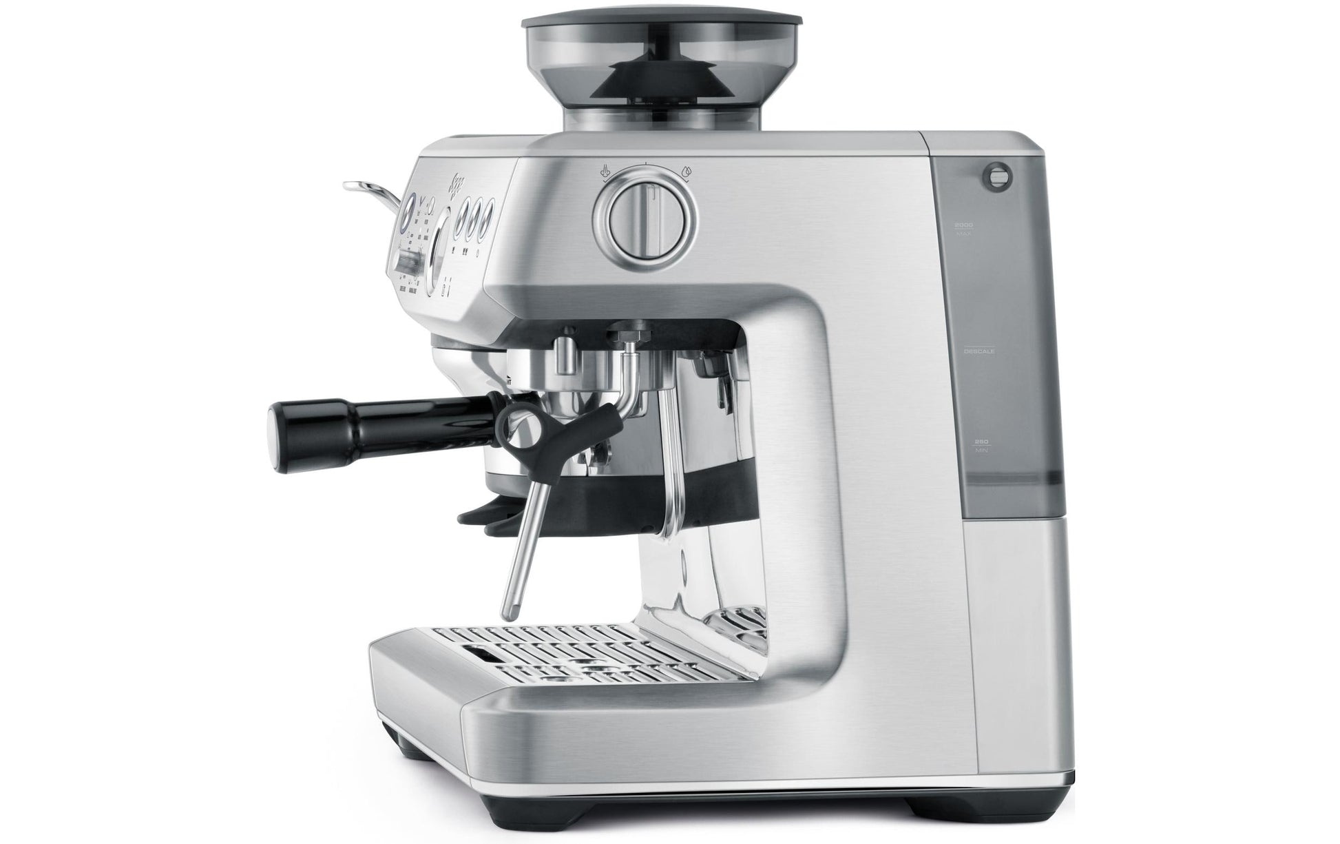 Sage Software Sage Barista Impress Espressomaschine (Siebträger) – 9 bar, 2 l, Milchschaumdüse, Edelstahl