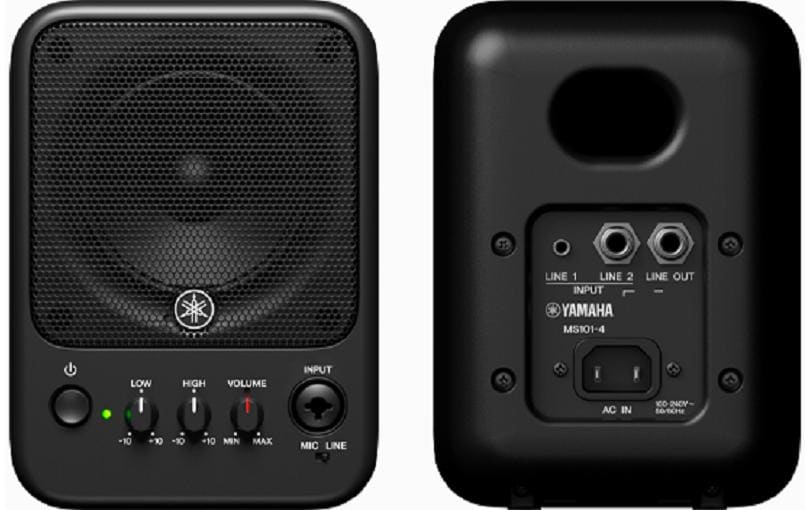 Yamaha MS101-4 – Studio-Monitor (aktiv) – 4", 30 W, Nahfeldmonitor, Schwarz