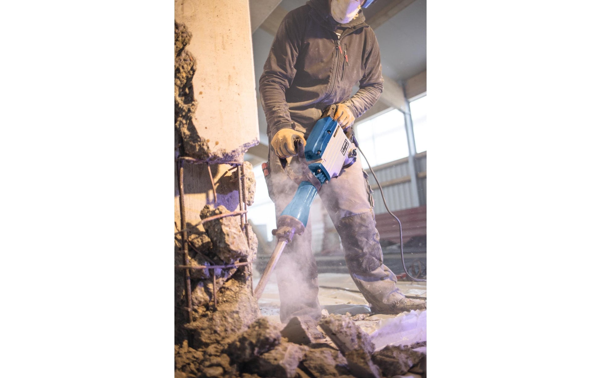 Scheppach Abbruchhammer AB1600 – 1 600 W – 30 mm Sechskant – 50 J – Koffer