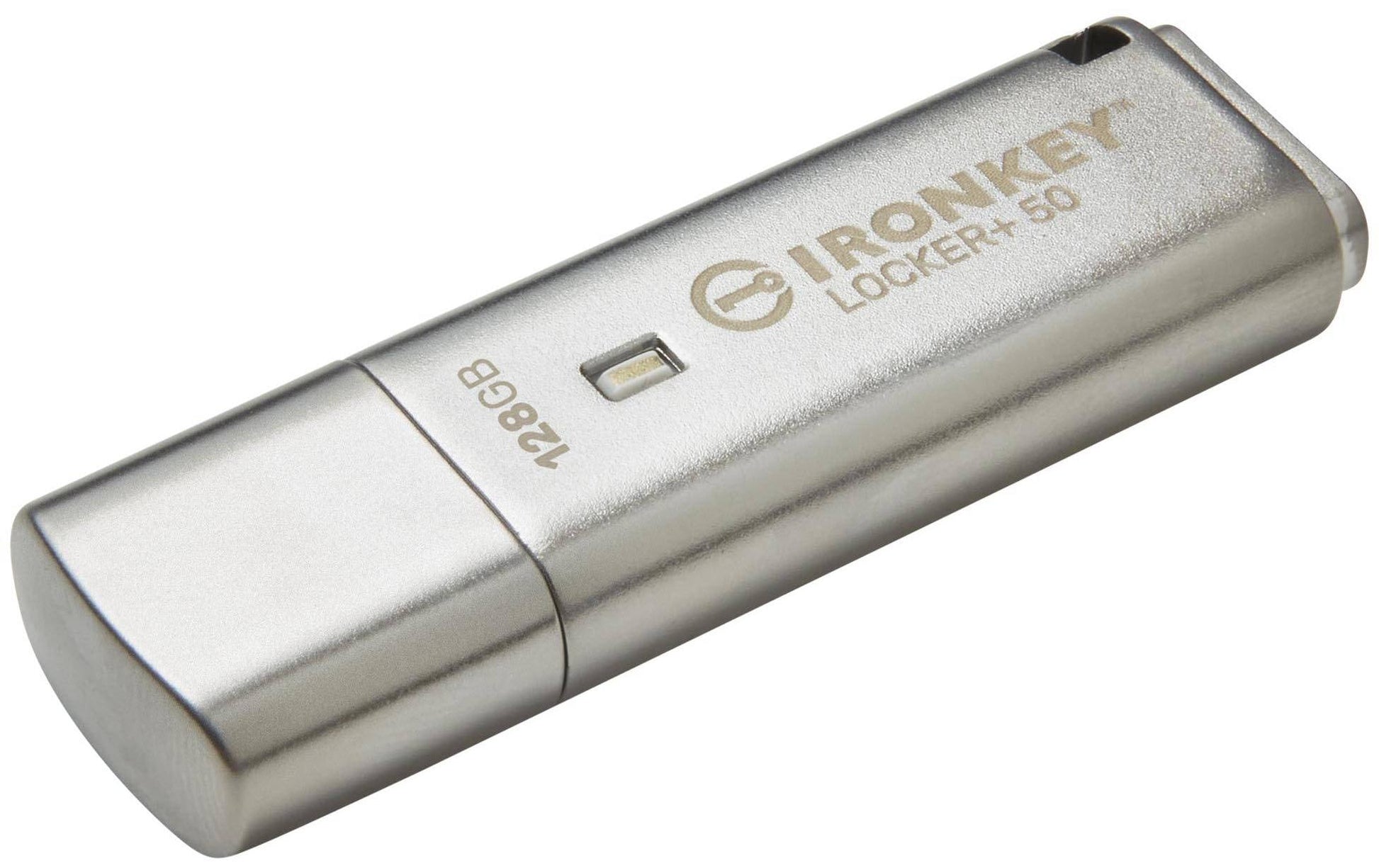 Kingston Technology Kingston IronKey Locker+50 USB-Stick – 256 GB, USB 3.2, 256-Bit AES-Verschlüsselung