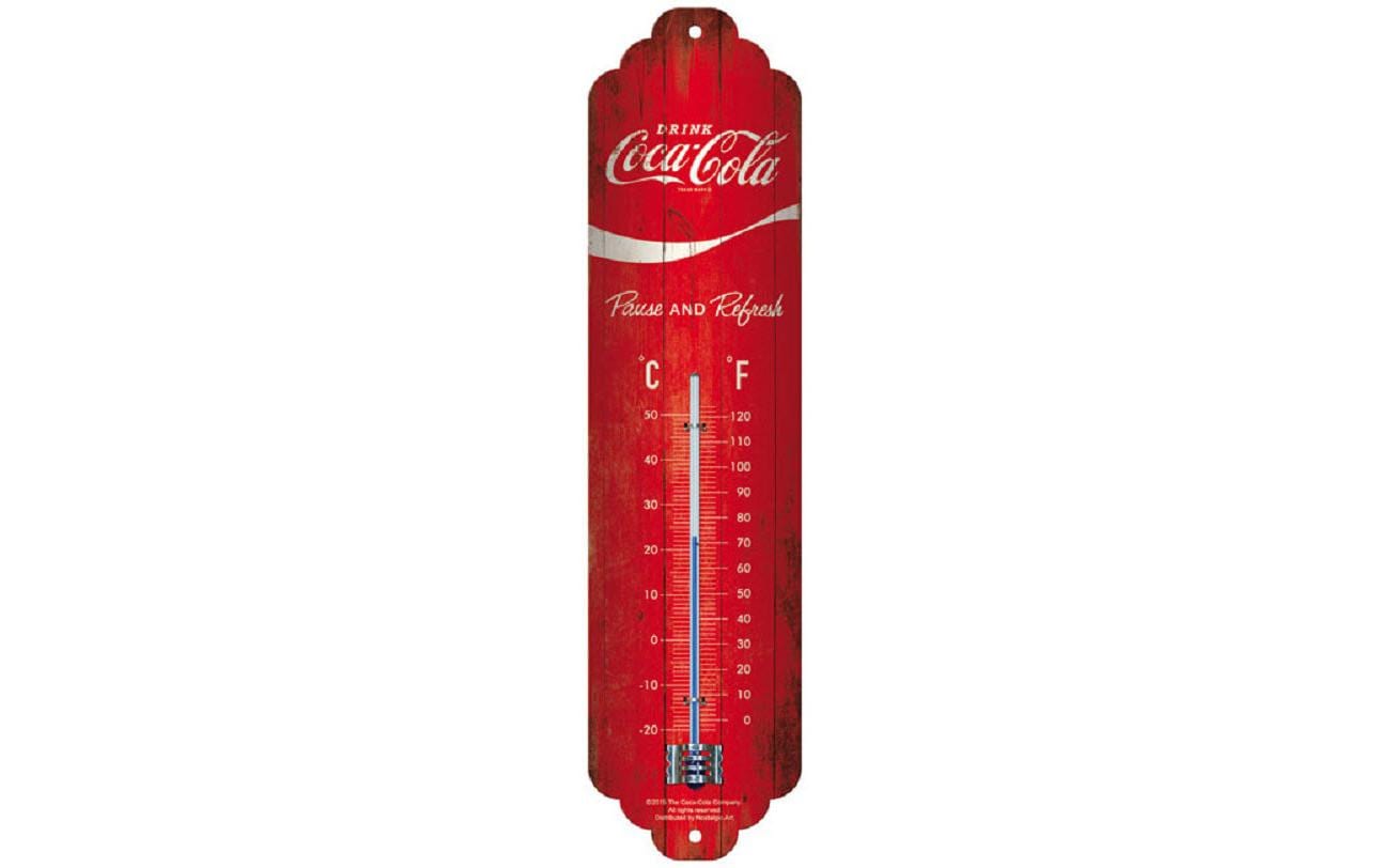 Nostalgic Art Coca-Cola Temperatursensor – −20–50 °C, Innen/Aussen