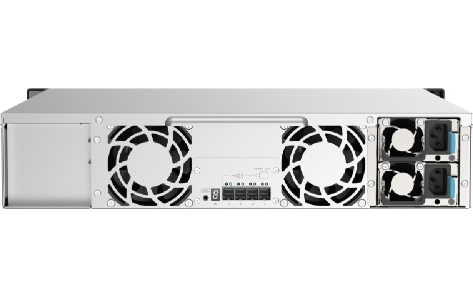 QNAP TL-R1220Sep-RP – 12-Bay Rack 2U HDD/SSD-Gehäuse – redundantes Netzteil, für 2,5"/3,5" HDD/SSD, SAS/SATA