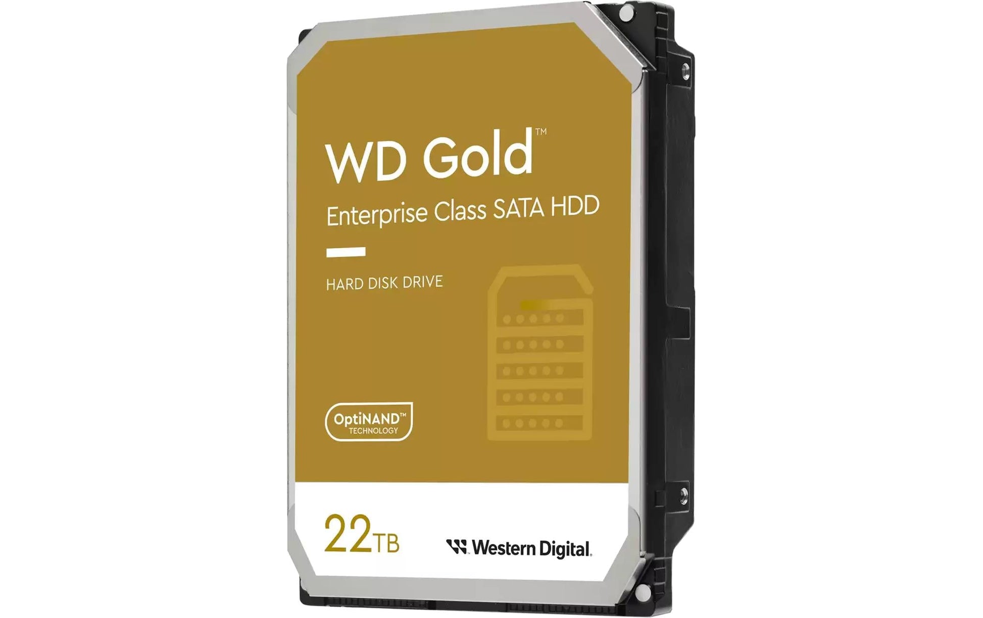 Western Digital Interne Festplatte – WD Gold, 22 TB, 3,5" SATA III 7'200 U/min