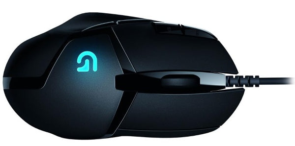 Logitech G G402 Hyperion Fury – Gaming-Maus – Kabelgebunden (USB‑A), 4000 DPI, Schwarz