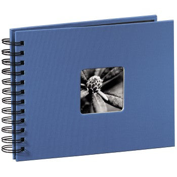 Hama Fotoalbum Wiro Fine Art – azur, mit Pergaminzwischenblättern, Papier, 240 × 170 mm