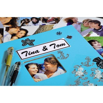 Hama Fotoalbum – türkis, mit Pergaminzwischenblättern, Papier, 240 × 170 mm
