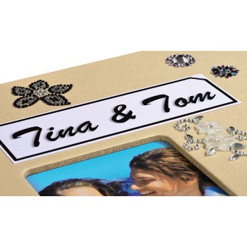 Hama Fotoalbum – für 280 × 240 mm, taupe, mit Pergaminzwischenblättern, Papier