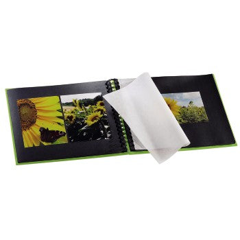 Hama Fotoalbum Wiro Fine Art – Kiwi, mit Pergaminzwischenblättern, Papier, 280 × 240 mm
