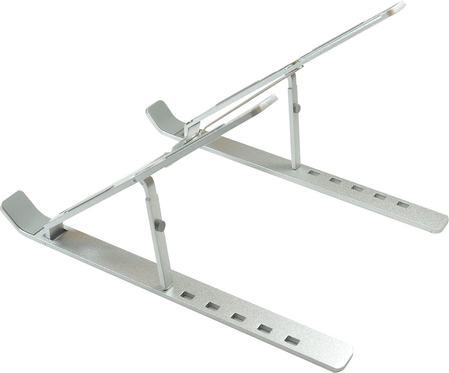 Vision Laptop-Ständer für Notebooks – faltbar, höhenverstellbar – Silber