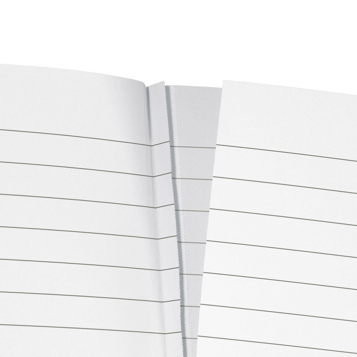 Sigel Notizbuch A5, liniert, Fadenheftung, Karton, 174 Seiten, perforiert, 80 g/m² – mintgrün