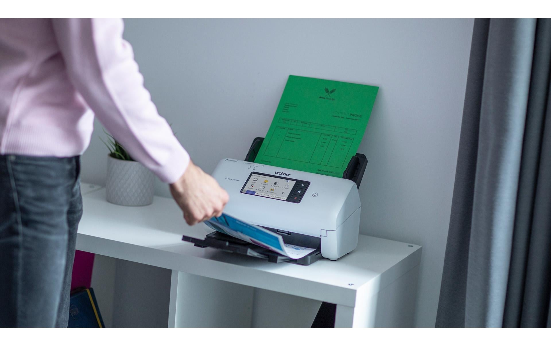 Brother Ads-4700W – Dokumentenscanner, A4, 600 dpi