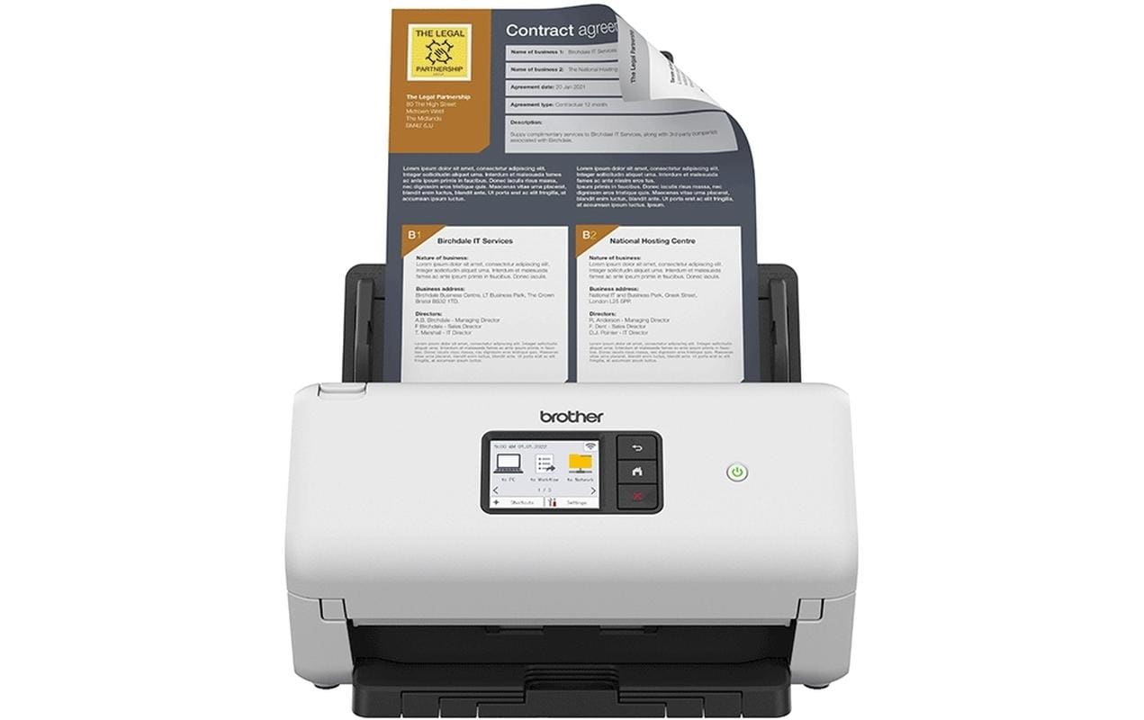 Brother ADS-4500W – Dokumentenscanner, A4, 600 dpi