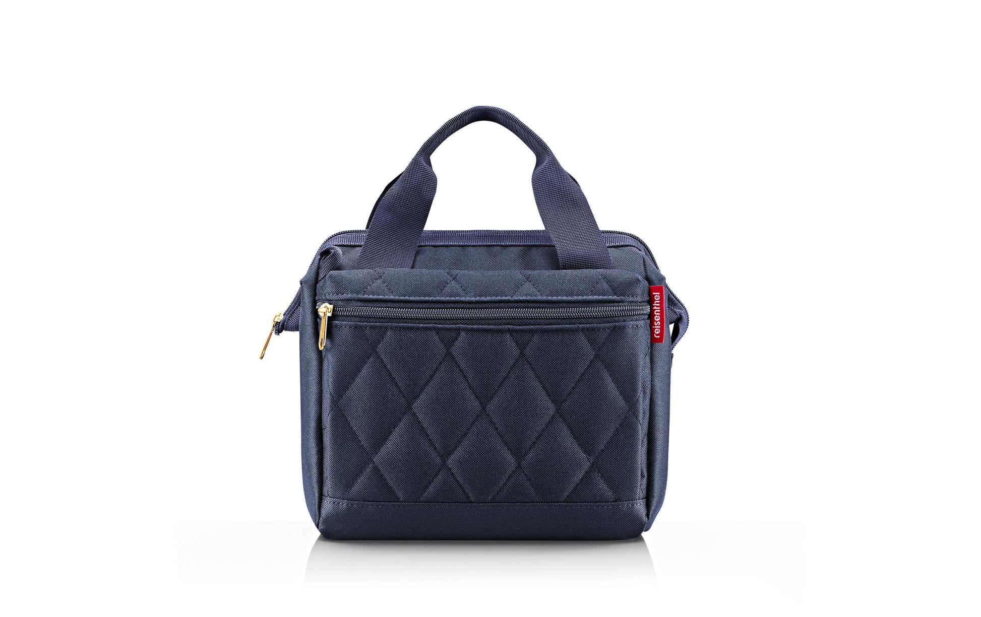 Reisenthel Allrounder cross – Umhängetasche, 4 l, Polyester, Dunkelblau, Rhombus Midnight, 22 × 24 × 13 cm