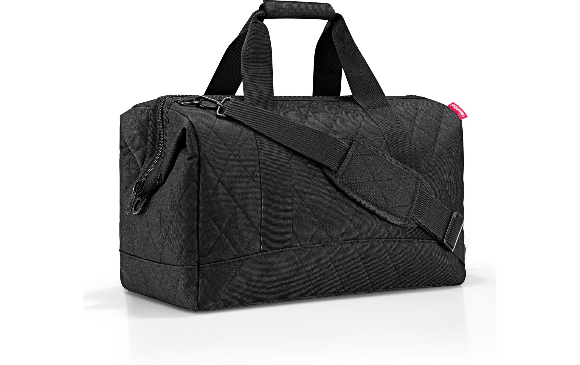 Reisenthel Umhängetasche Allrounder L – 30 l, Polyester, Schwarz, 48 × 39,5 × 29 cm