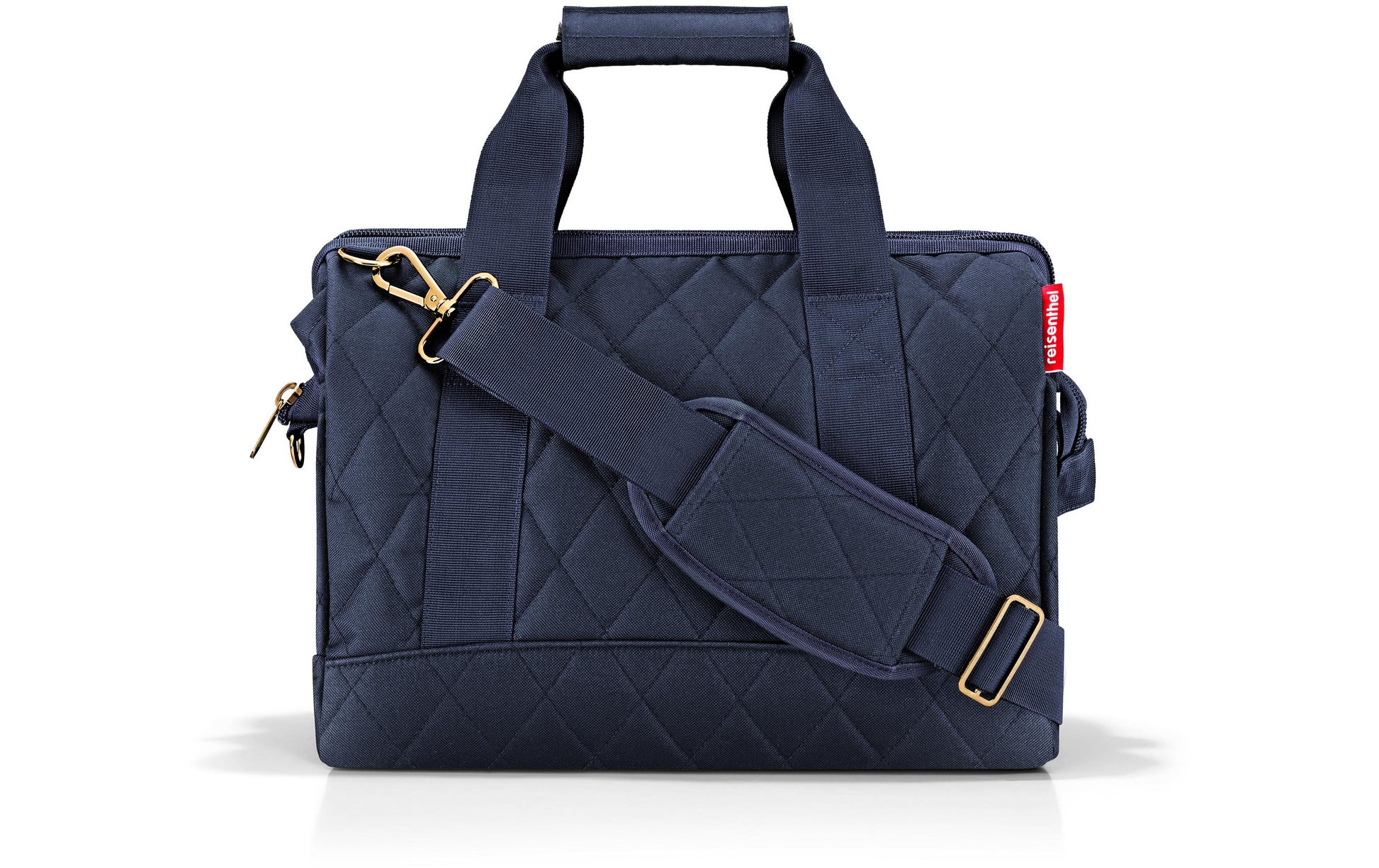 Reisenthel Allrounder M – Umhängetasche, 18 l, Polyester, Rhombus Midnight, 44 × 33,5 × 24 cm