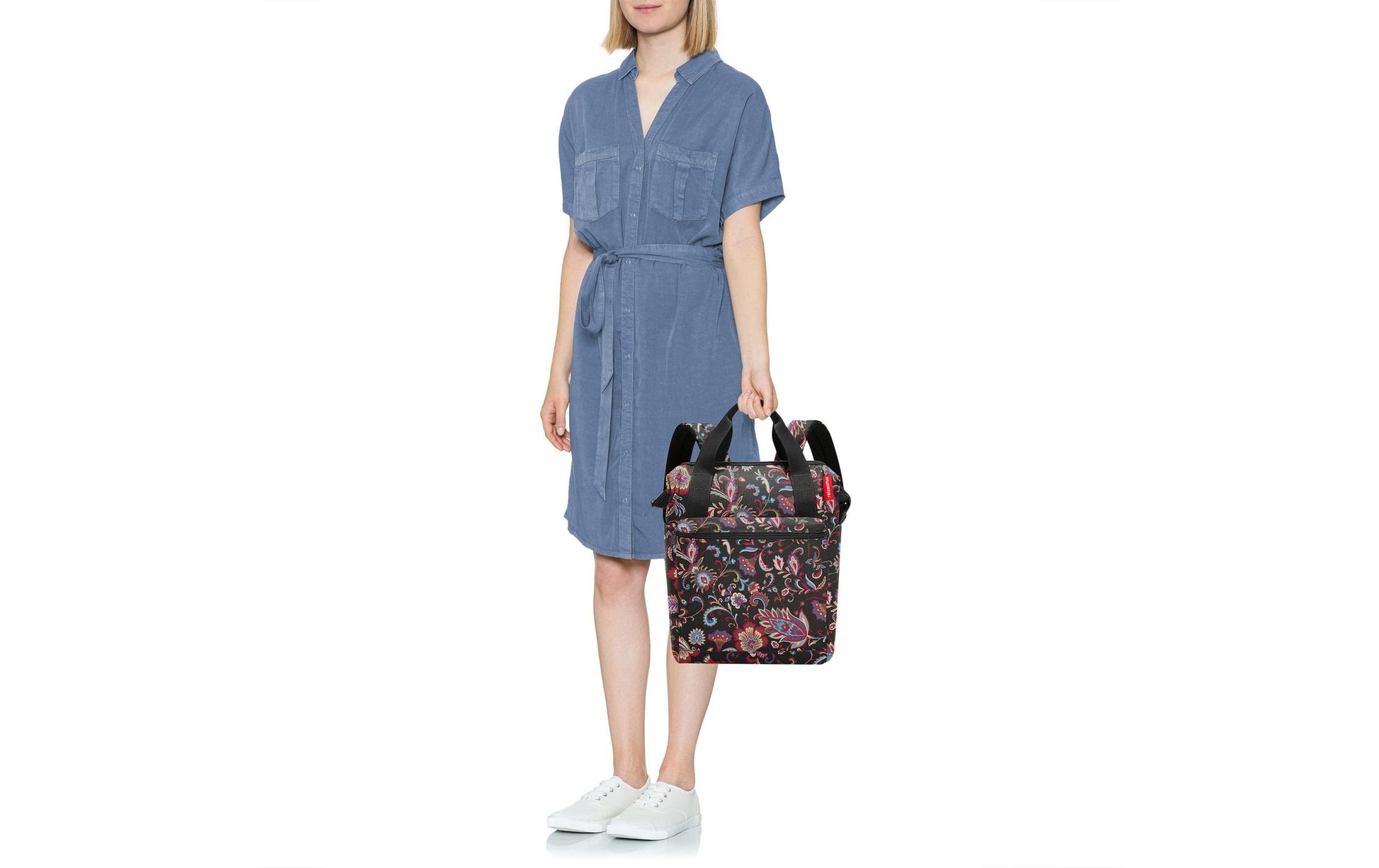 Reisenthel Allrounder R – Freizeit-Rucksack – 12 l, blau, Paisley