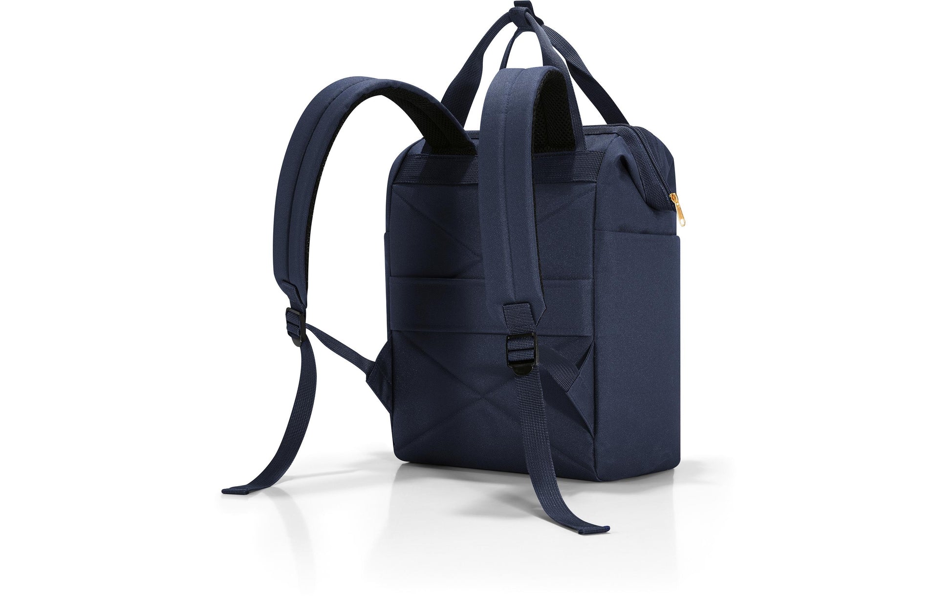 Reisenthel Allrounder R – Freizeit-Rucksack – 12 l, dunkelblau, Rhombus Midnight Gold