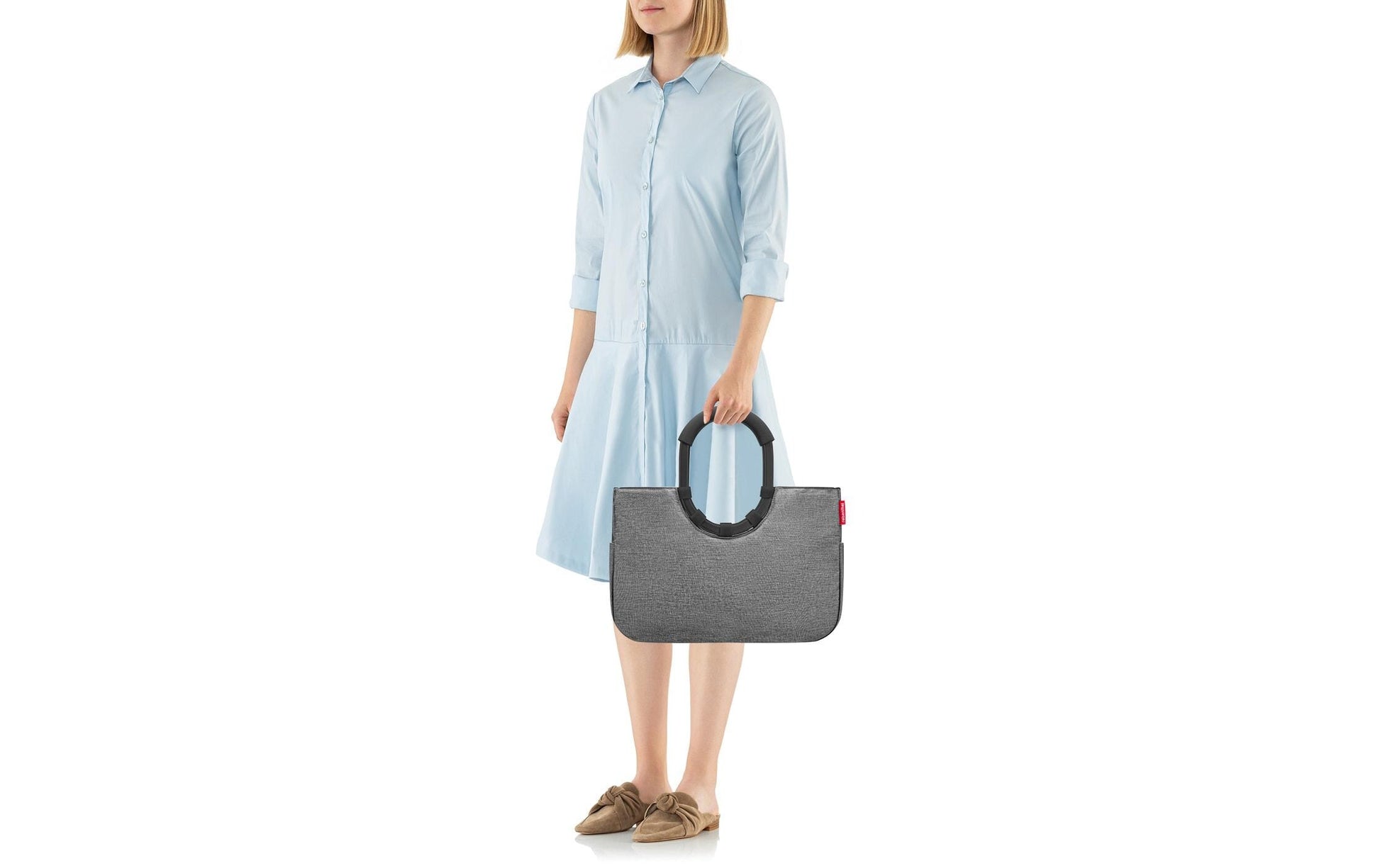 Reisenthel Stofftasche, Polyester, Grau, 400×200×260 mm