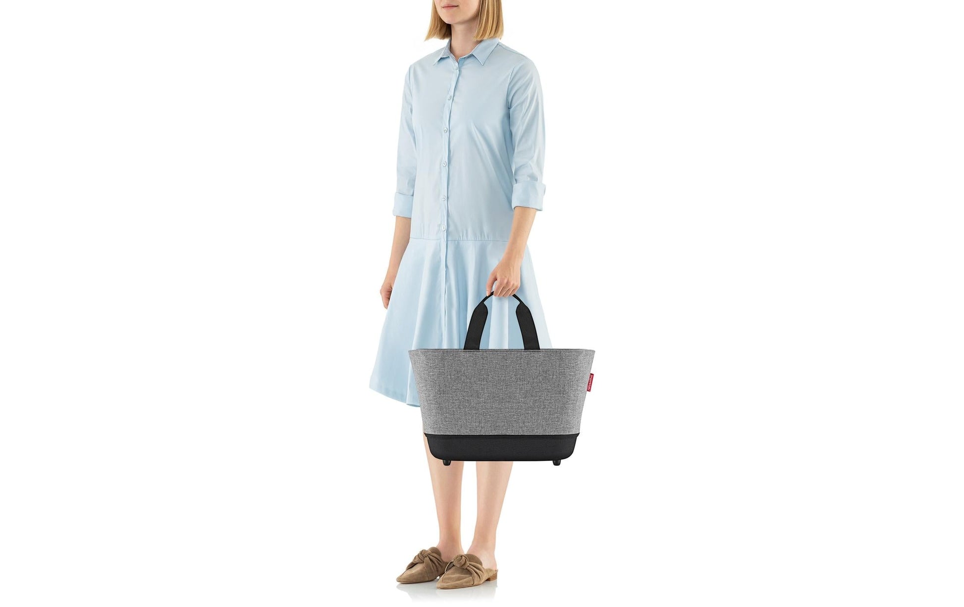 Reisenthel Stofftasche, Polyester, Silber, 480×280×330 mm