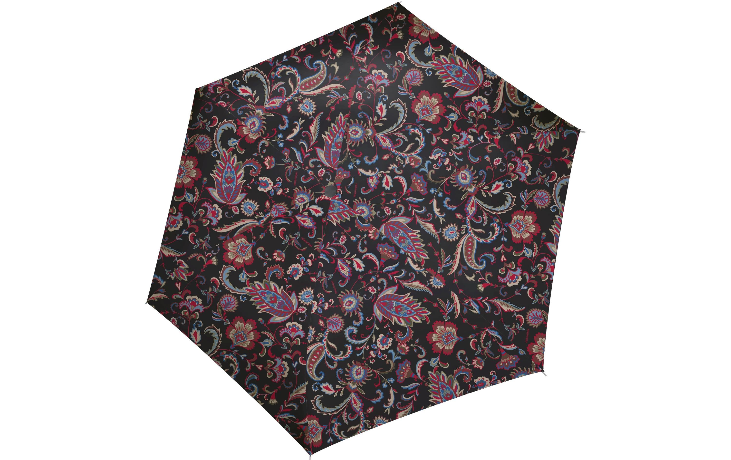 Reisenthel Knirps Taschenschirm Pocket – Ø 97 cm, L 25 cm – Paisley Black