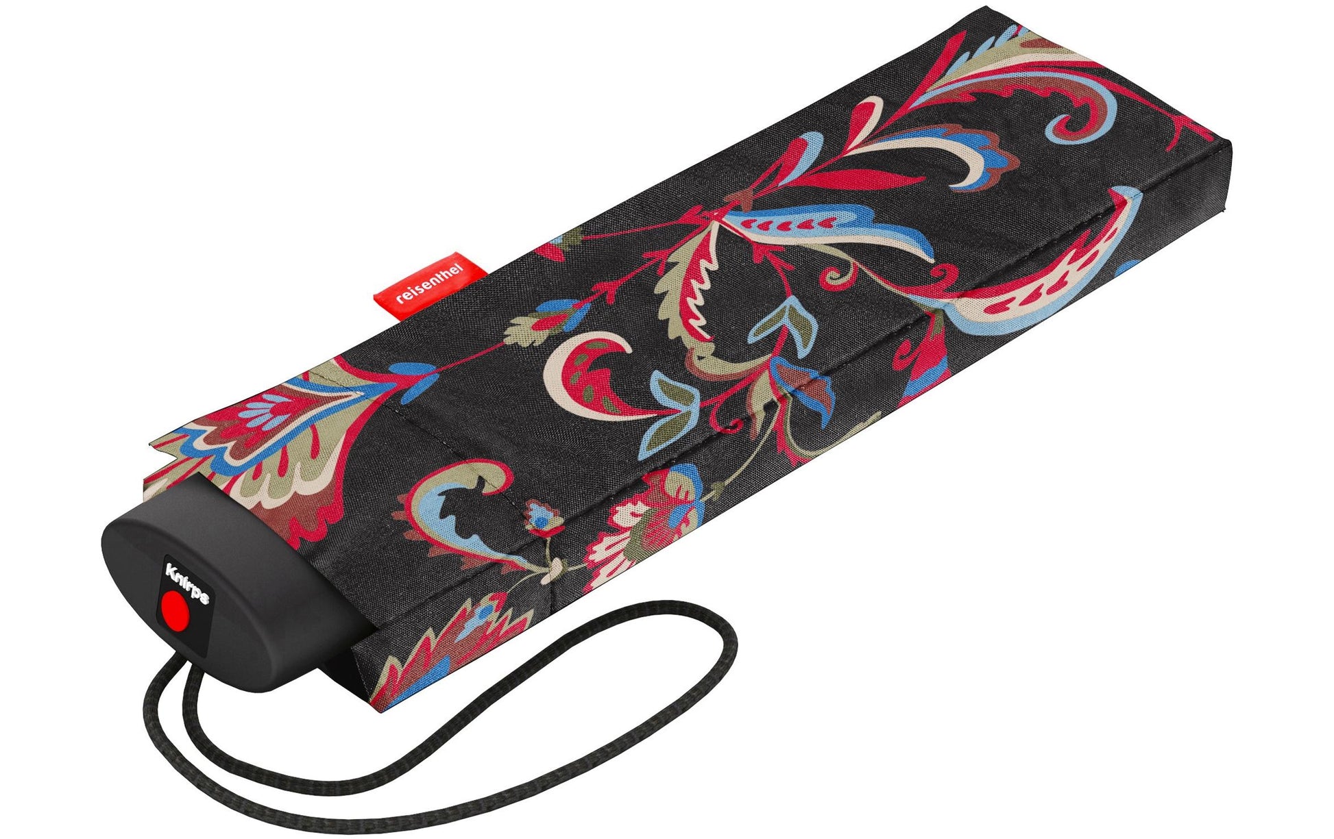 Reisenthel Knirps Taschenschirm Pocket – Ø 97 cm, L 25 cm – Paisley Black