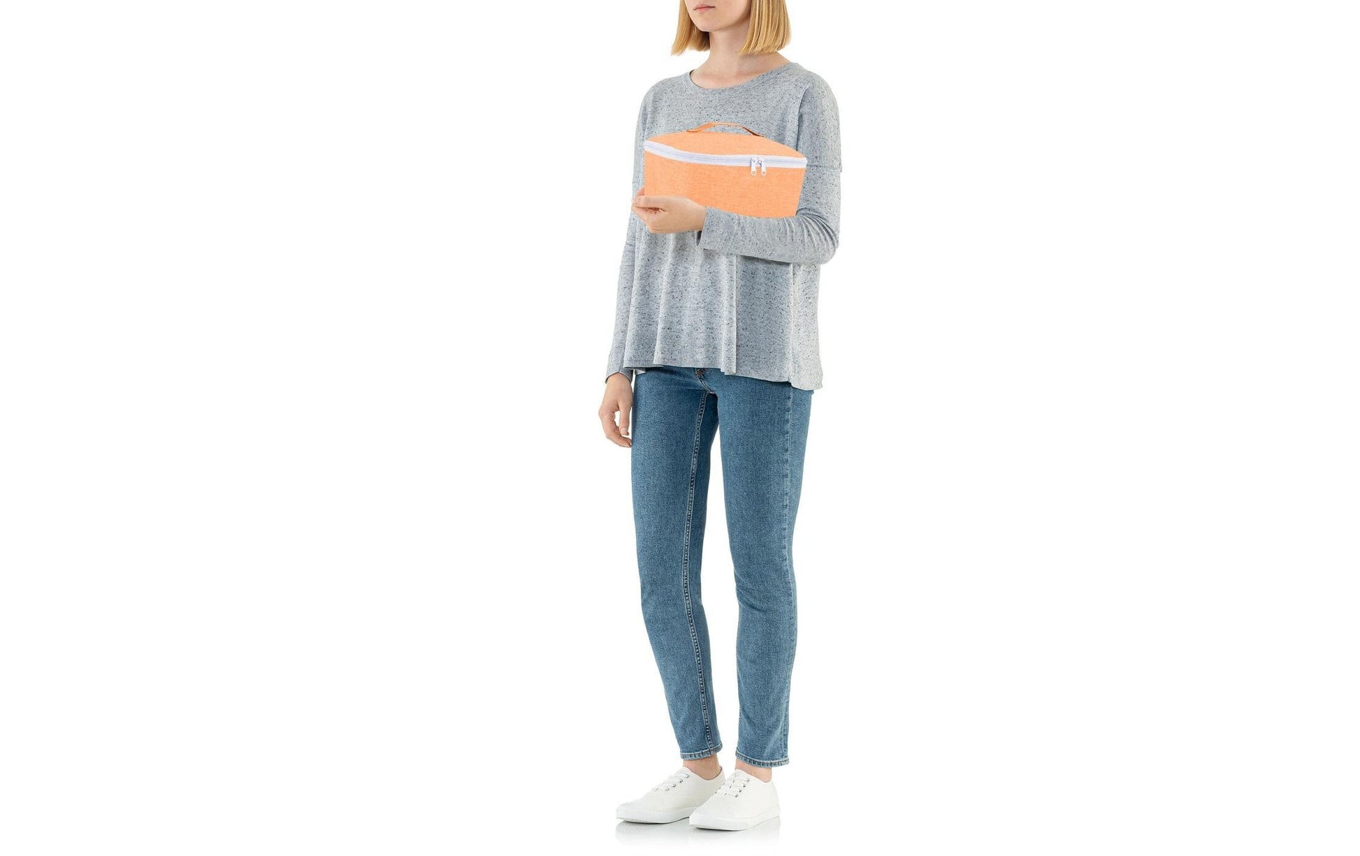 Reisenthel Thermobeutel coolerbag M pocket – isoliert, mit Reissverschluss – 4,5 l – orange – Polyester