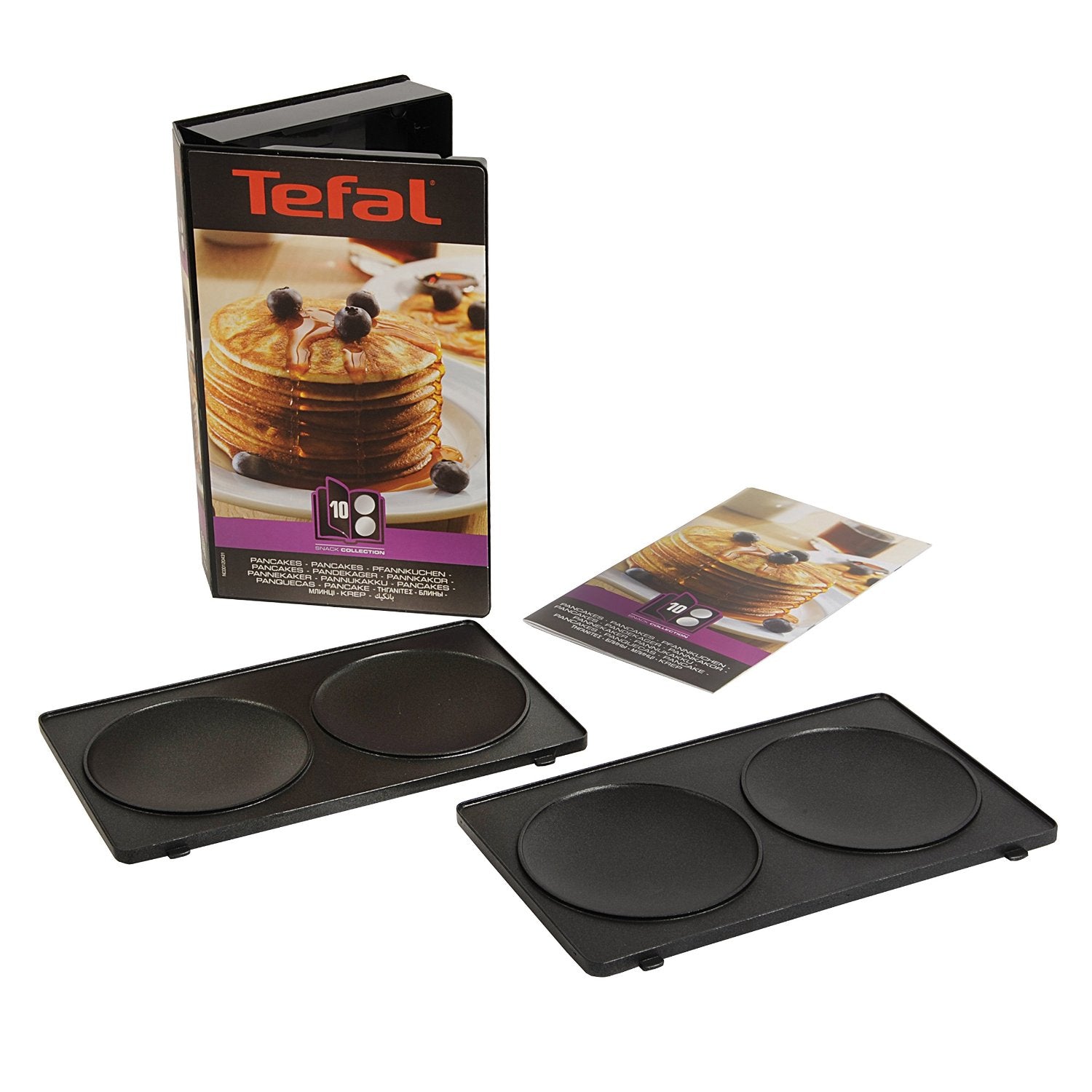 Tefal Plattenset Snack Collection Crêpes – 22,6 × 13,2 cm – für Snack Collection