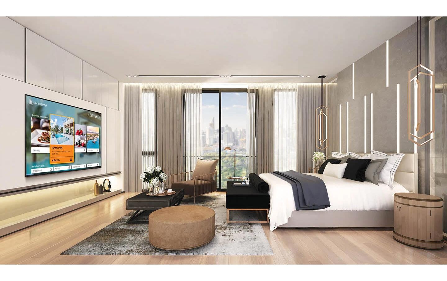 Samsung HG65BU800EUXEN – 65" Hotel-TV LED UHD 4K, Tizen