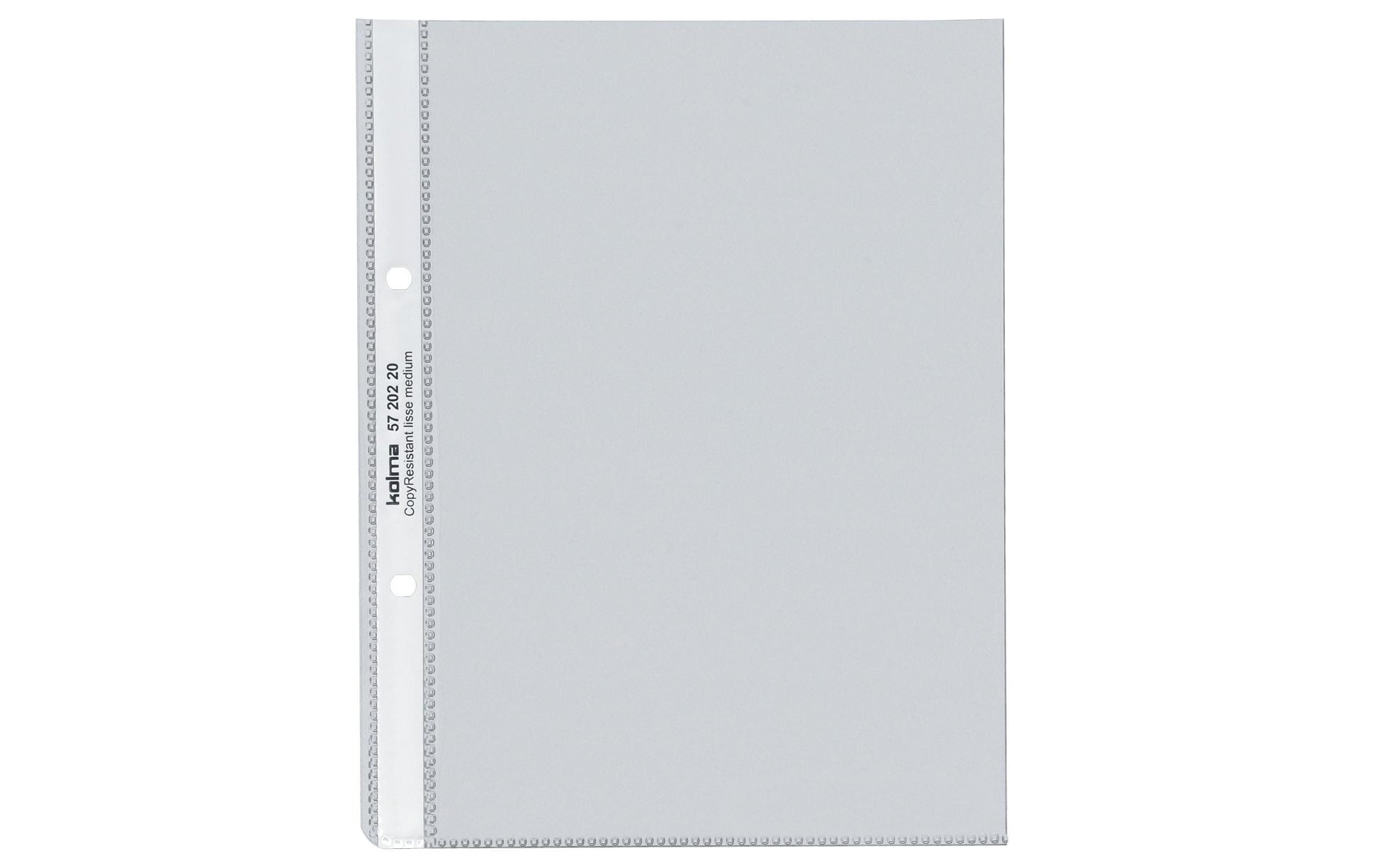 Kolma Sichtmappe A5 – 10 Hüllen, transparent, Kunststoff, glänzend, 80 µm