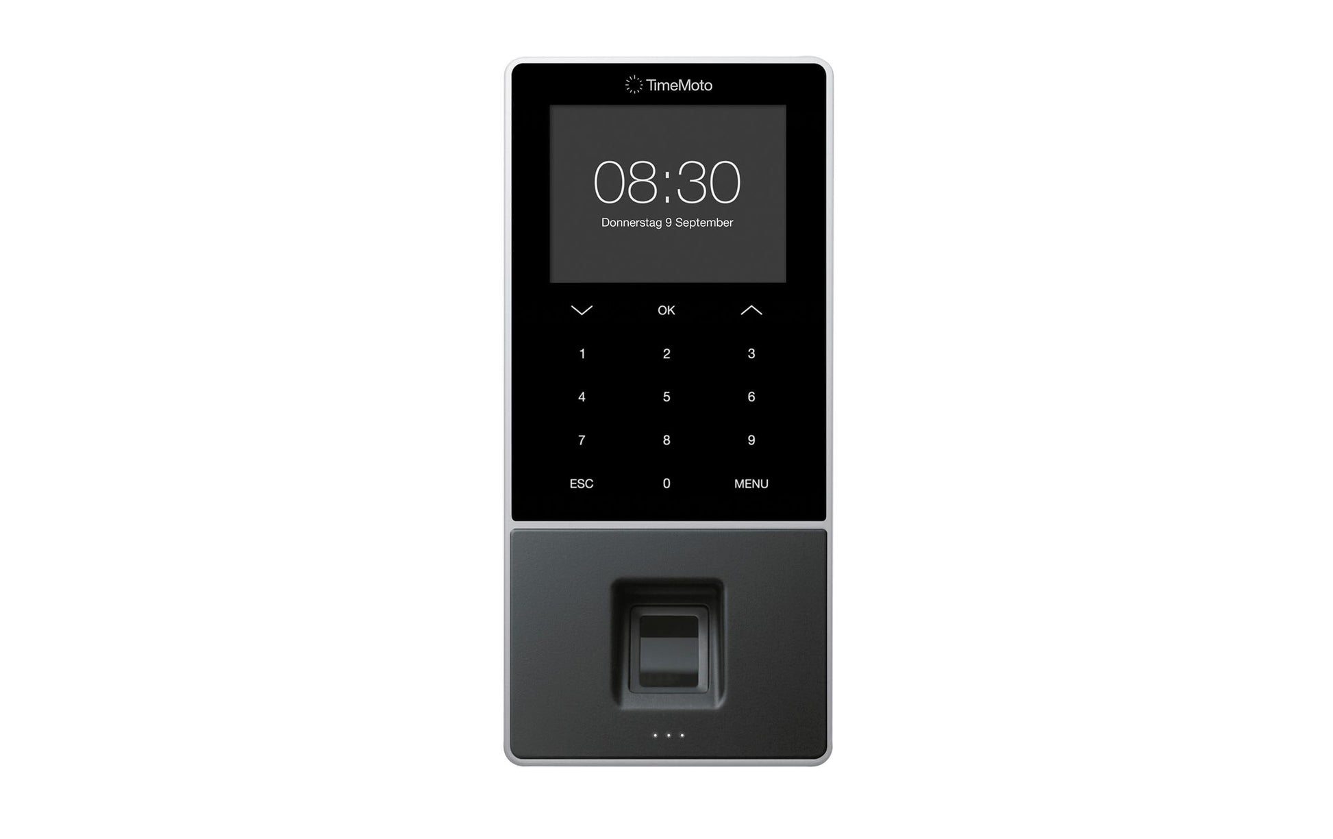 TimeMoto TM-828SC – Terminal – MIFARE/RFID, Fingerabdruck, Codeeingabe
