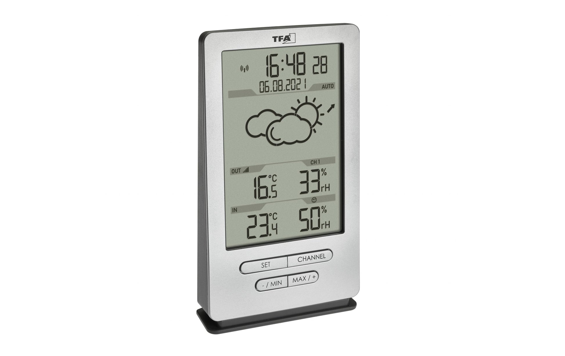 TFA-Dostmann XENA 35.1162.54 Temperatur-/Feuchtesensor – Kabellos, −40–60 °C, 10–99 %, Innen/Aussen
