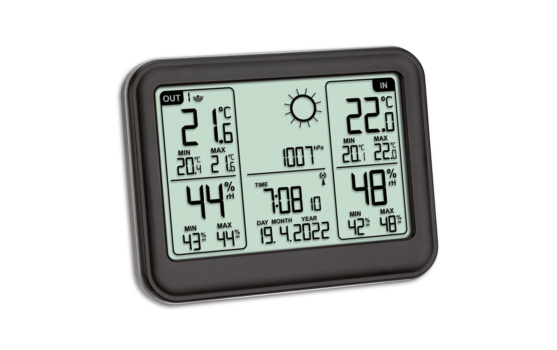 TFA-Dostmann 35.1141.01 Temperatur-/Feuchtesensor – Kabellos, −40–60 °C, 1–99 %