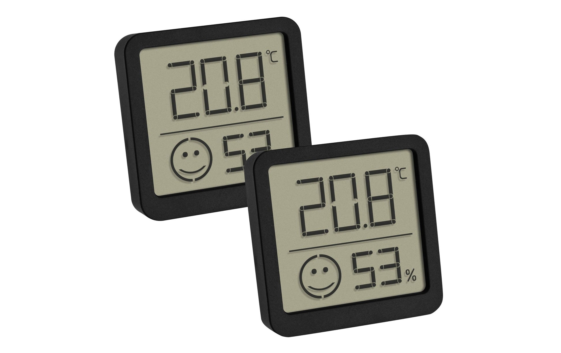 TFA-Dostmann TFA Dostmann 30.5053.01.02 – Thermo-/Hygrometer, Digitaldisplay, CR2032-Batterie – schwarz